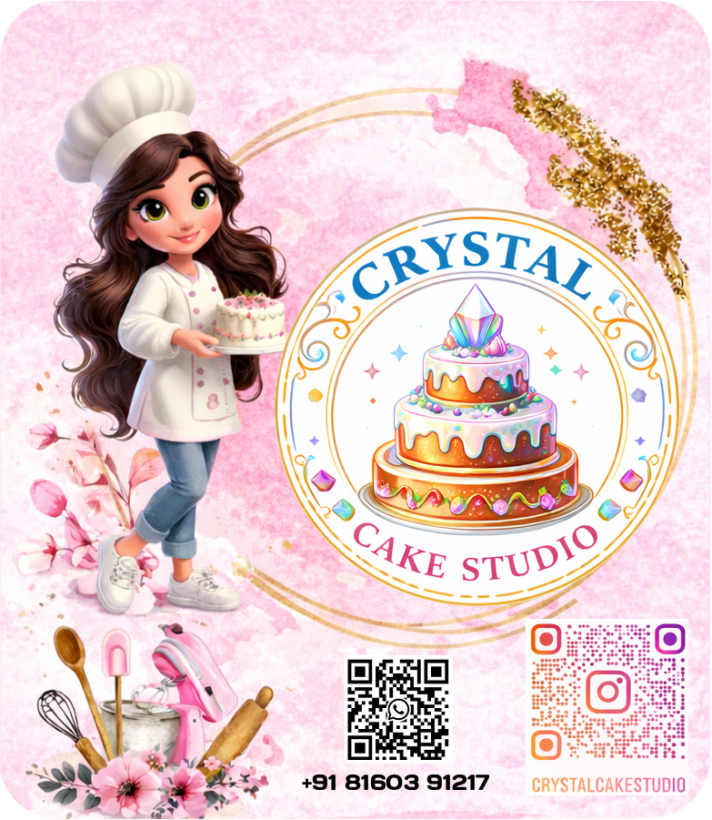 Crystal Cake Studio – Best Custom Cakes & Brownies in Surat
